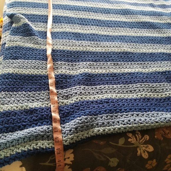 Handmade Crocheted Blanket - Picture 3 of 3